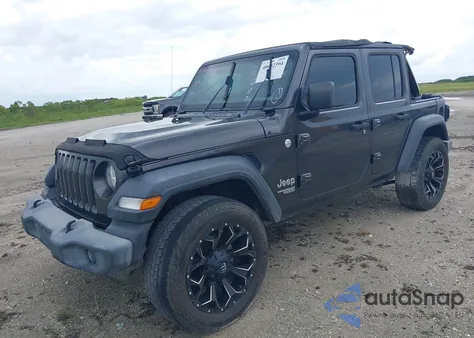 2019 Jeep Wrangler Unlimited Sport S 4X4 из США, поврежденный, VIN 1C4HJXDG7KW597695